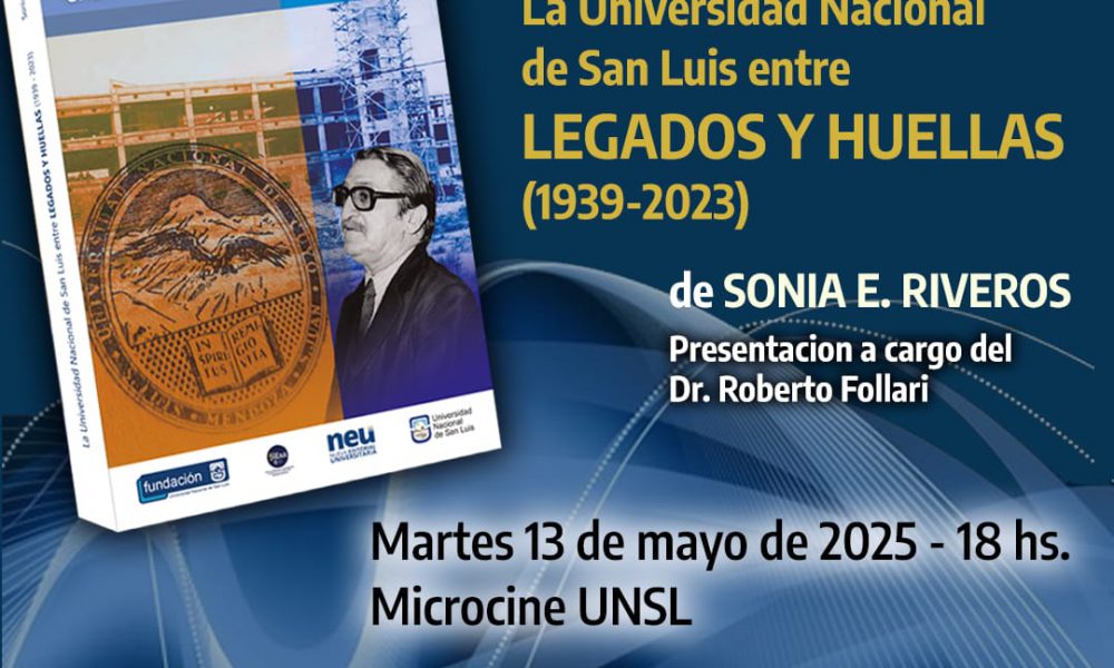 Presentación de libro sobre la historia de la UNSL