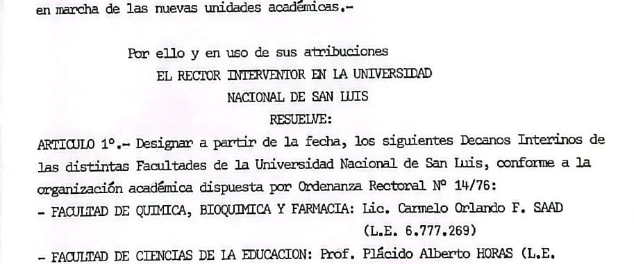 A 50 AÑOS DE LA ORDENANZA 14/76: EL DESMANTELAMIENTO DEL PROYECTO DE MAURICIO LÓPEZ